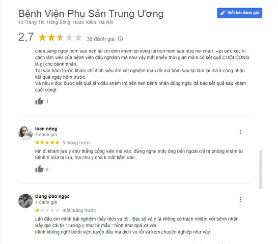 Bệnh Viện Phụ Sản Trung Ương