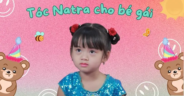 Cách Búi Tóc Natra Cho Bé Đơn Giản Và Cực Đáng Yêu