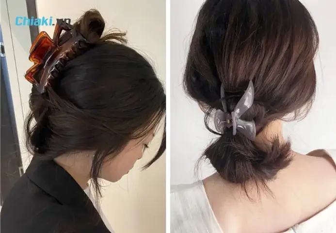 Cách Kẹp Tóc Càng Cua 3 Răng Kiểu Truyền Thống