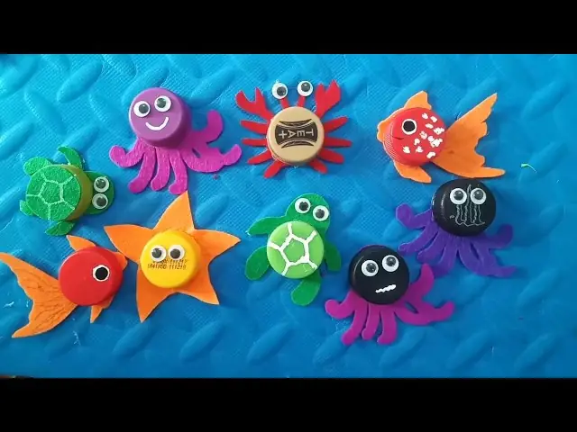 Thế Giới Động Vật Ngộ Nghĩnh Từ Nắp Chai Nhựa