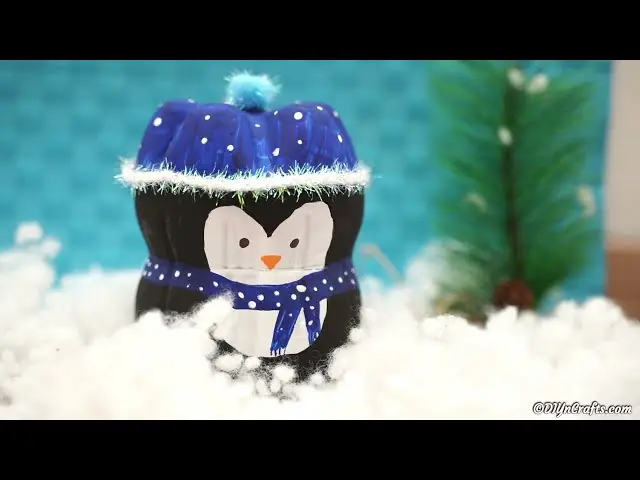 Chim Cánh Cụt Đáng Yêu Từ Vỏ Chai