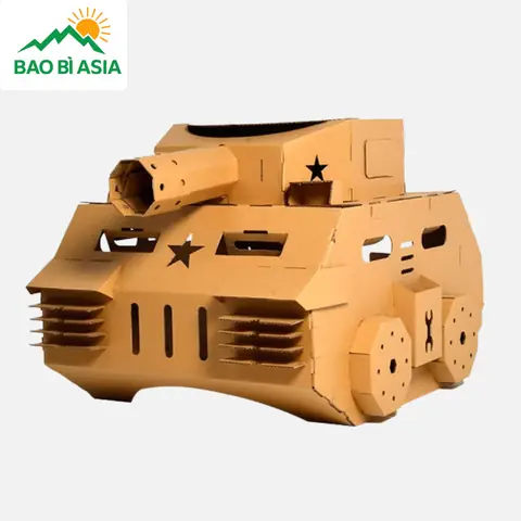 Cách Làm Xe Tăng Bằng Giấy Carton