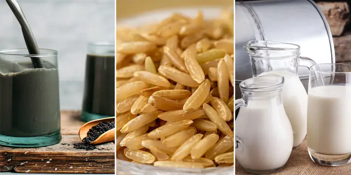 Cách Làm Sữa Gạo Lứt Mè Đen