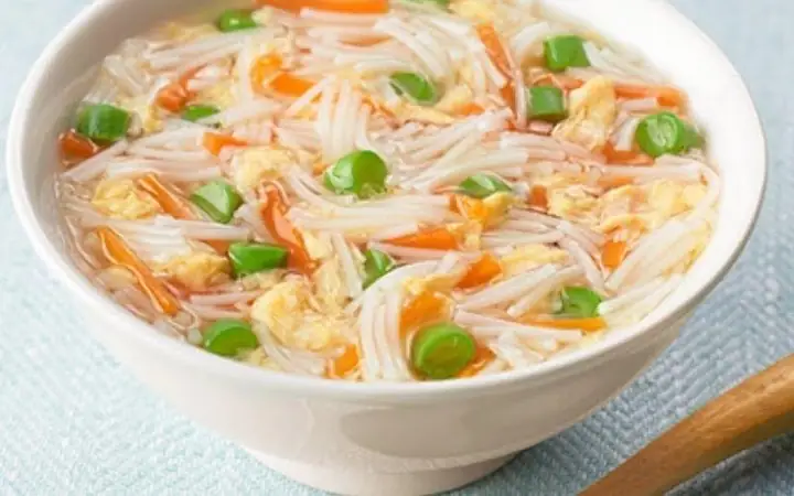 Mì Somen Nấu Với Thịt Gà