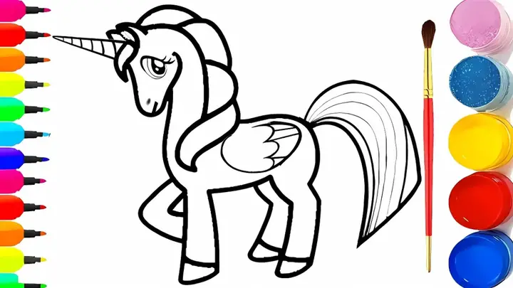 Cách Vẽ Con Ngựa Pony