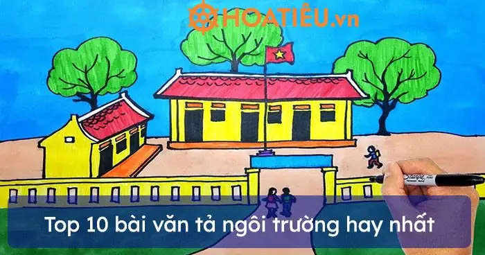 Hình Ảnh Cho Cách Vẽ Ngôi Trường Tiểu Học: