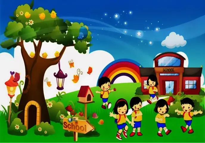 Hình Ảnh Cho Cách Vẽ Ngôi Trường Tiểu Học: