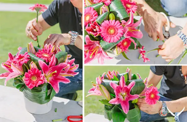 Cách Cắm Hoa Ly Trong Bình Trụ Bày Ban Thờ