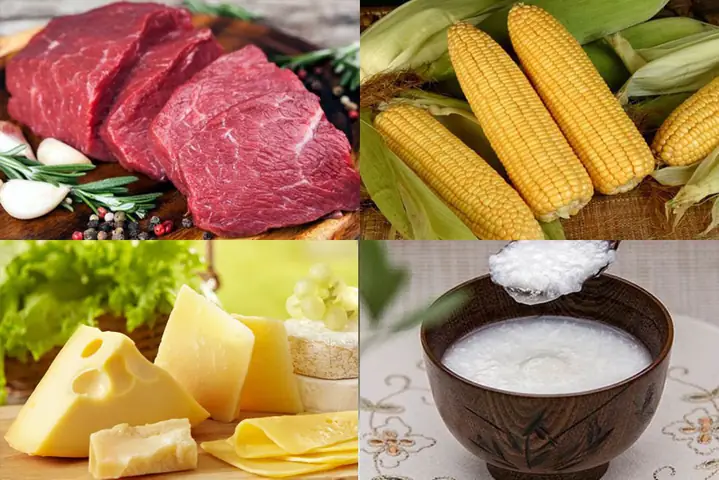 Cháo Thịt Bò Ngô Ngọt Kết Hợp Với Phô Mai Cho Bé Ăn Dặm