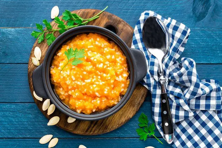 Cháo Trứng Gà, Bí Đỏ