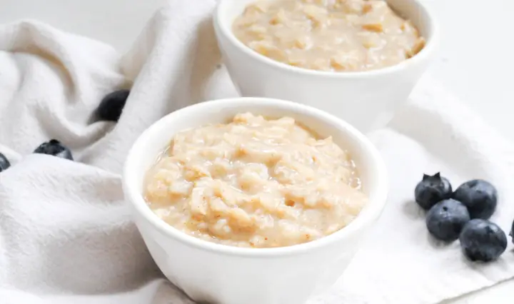 Cháo Yến Mạch Với Sữa