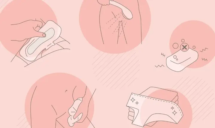 Rửa Nhẹ Nhàng Bên Ngoài Vùng Kín