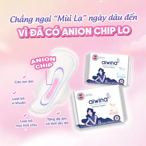 Công Dụng Nổi Bật Băng Vệ Sinh Ban Đêm Hương Trà Siêu Mỏng Cánh Aiwina Mang Lại: