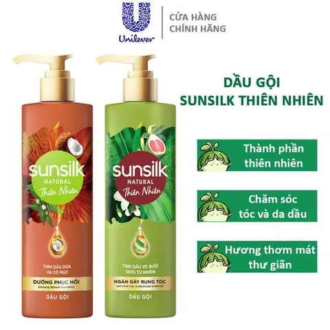 Dầu Gội Sunsilk Thiên Nhiên Ngăn Gãy Rụng Và Dưỡng Phục Hồi ...