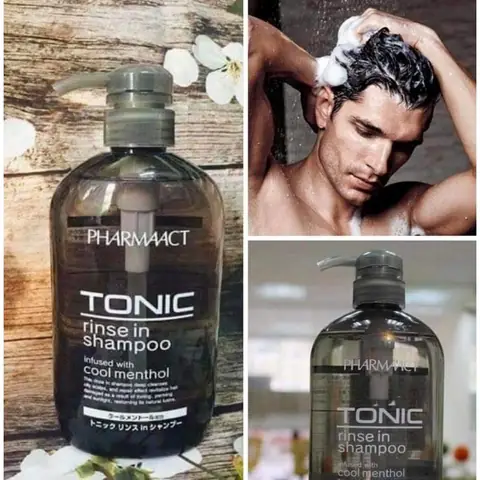 Dầu Gội Xả Trị Gàu Cho Nam Tonic Pharmaact 550ml Dầu Gội Xả Trị Gàu Cho Nam Tonic Pharmaact 550ml