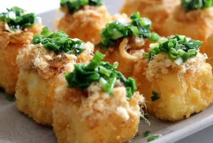 Đậu Hũ Non Chiên Chà Bông