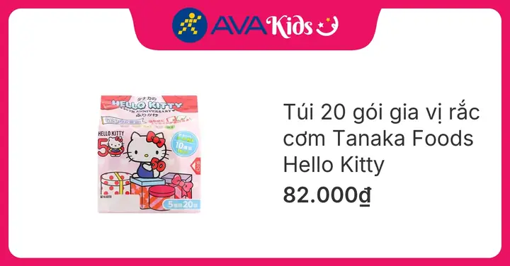 Gia Vị Rắc Cơm Tanaka Foods Hello Kitty Gói 40g (từ 1 Tuổi) Tiện Lợi ... Gia Vị Rắc Cơm Tanaka Foods Hello Kitty Gói 40g (từ 1 Tuổi) Tiện Lợi ...