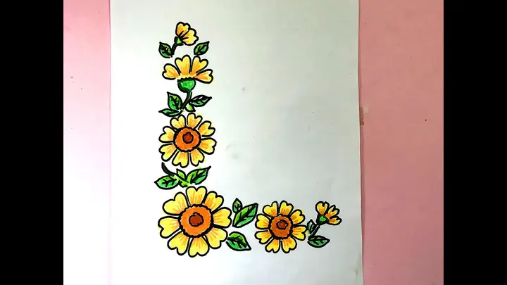 Hình Ảnh Cho Vẽ Hoa Trang Trí Báo Tường Đơn Giản: Hình Ảnh Cho Vẽ Hoa Trang Trí Báo Tường Đơn Giản: