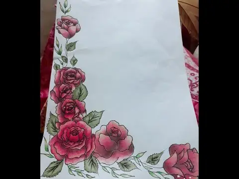 Hình Ảnh Cho Vẽ Hoa Trang Trí Báo Tường Đơn Giản: Hình Ảnh Cho Vẽ Hoa Trang Trí Báo Tường Đơn Giản: