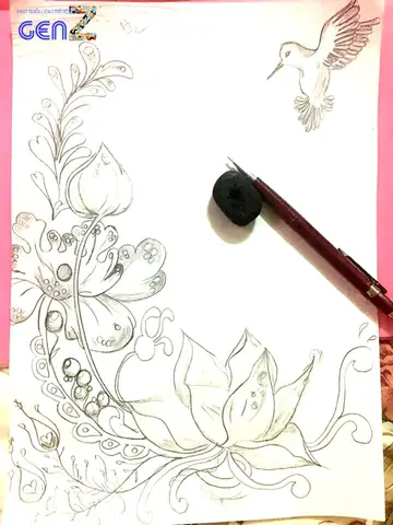 Hình Ảnh Cho Vẽ Hoa Trang Trí Báo Tường Đơn Giản: Hình Ảnh Cho Vẽ Hoa Trang Trí Báo Tường Đơn Giản: