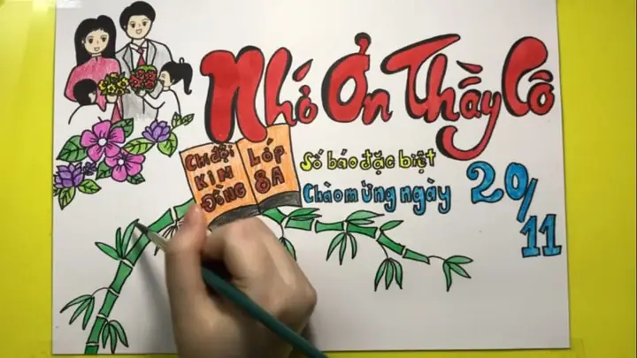 Hình Ảnh Cho Vẽ Hoa Trang Trí Báo Tường Đơn Giản: Hình Ảnh Cho Vẽ Hoa Trang Trí Báo Tường Đơn Giản: