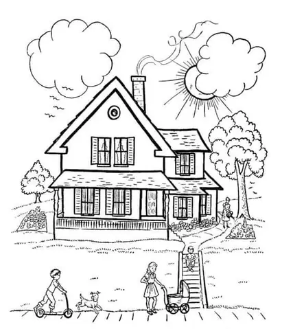 Tải Bộ Sưu Tập Tranh Tô Màu Cho Bé Hình Ngôi Nhà Đẹp Tải Bộ Sưu Tập Tranh Tô Màu Cho Bé Hình Ngôi Nhà Đẹp