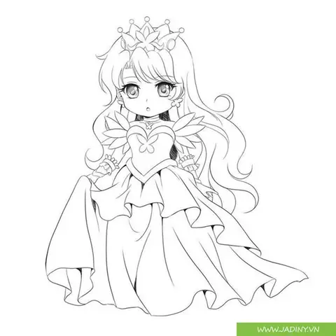 Hình Ảnh Cho In Hình Vẽ Công Chúa: