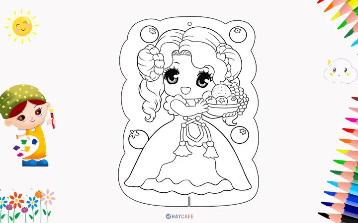 Hình Ảnh Cho In Hình Vẽ Công Chúa: