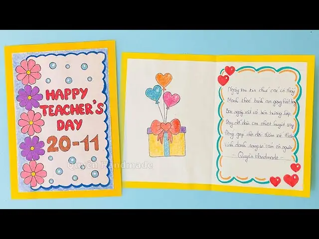 Cách Làm Thiệp 20 Tháng 11 | Làm Thiệp 20/11 Đơn Giản Nhất ... Cách Làm Thiệp 20 Tháng 11 | Làm Thiệp 20/11 Đơn Giản Nhất ...