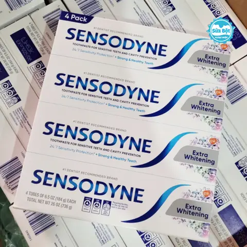 Ưu Điểm Nổi Bật Của Kem Đánh Răng Sensodyne Extra Whitening Của Mỹ 184g