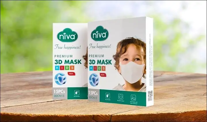 Khẩu Trang Cho Bé Niva 3d Mask 3 Lớp