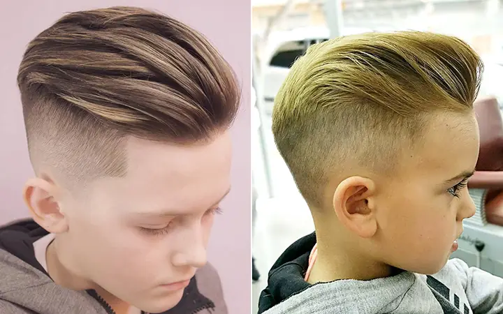 11tóc Mái Dài Chải Ngược Slick Back