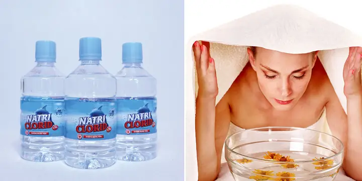 Xông Mặt Bằng Nước Muối Sinh Lý