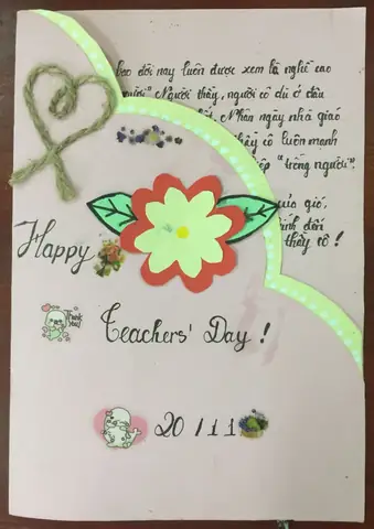 Làm Thiệp Chúc Mừng 20 11 Làm Thiệp Chúc Mừng 20 11