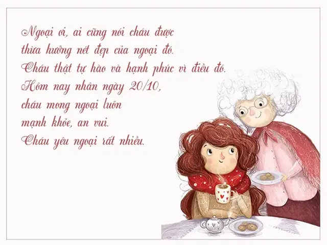 Lời Chúc 20/10 Cho Bà Ngoại
