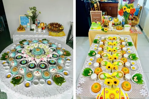 Hình Ảnh Mâm Cúng Đầy Tháng Bé Trai