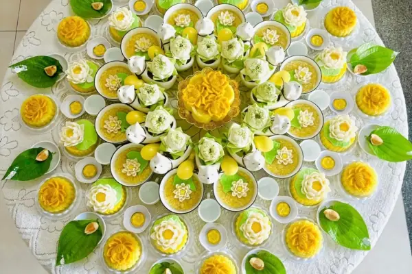 Hình Ảnh Mâm Cúng Đầy Tháng Bé Trai