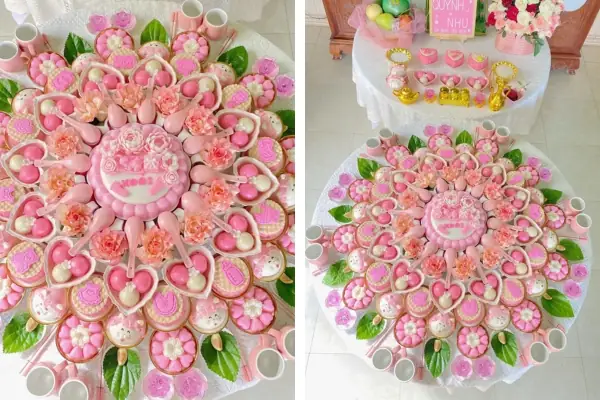 Hình Ảnh Cúng Đầy Tháng Bé Gái