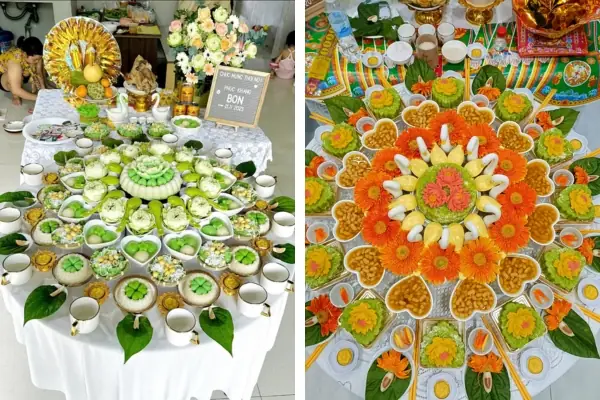 Hình Ảnh Mâm Cúng Đầy Tháng Bé Trai