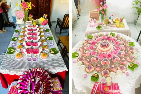 Hình Ảnh Cúng Đầy Tháng Bé Gái