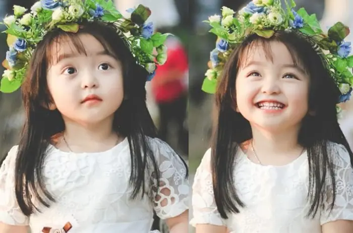 Tóc Ngang Lưng Cắt Bầu Đáng Yêu