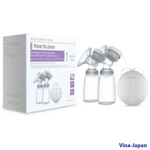 Máy Hút Sữa Điện Đôi Real Bubee Chính Hãng -