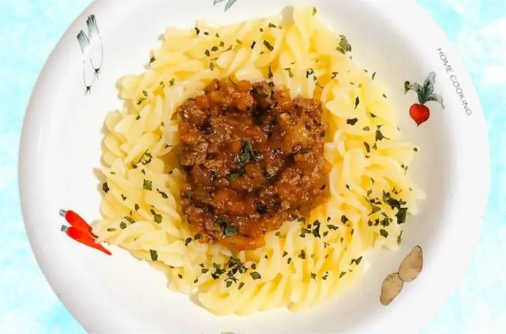 Nui Xoắn Sốt Thịt Bò Ăn Dặm Nui Xoắn Sốt Thịt Bò Ăn Dặm