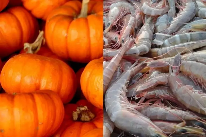 Cháo Tôm Hạt Sen Với Bí Đỏ Cháo Tôm Hạt Sen Với Bí Đỏ