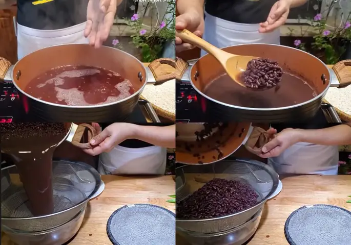 Bước 3: Nấu Xôi