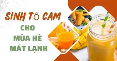 Cách Làm Sinh Tố Cam Mix Củ Quả Siêu Hợp, Siêu Đơn Giản
