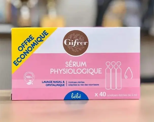 Nước Muối Sinh Lý Pháp Physiologique Hồng 5ml (40 Ống) Nước Muối Sinh Lý Pháp Physiologique Hồng 5ml (40 Ống)