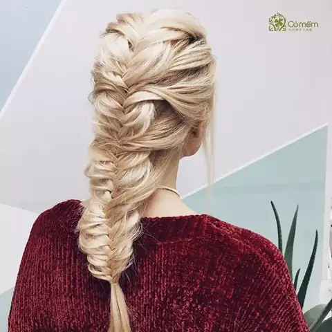 Tóc Tết Đuôi Sam Đi Tiệc