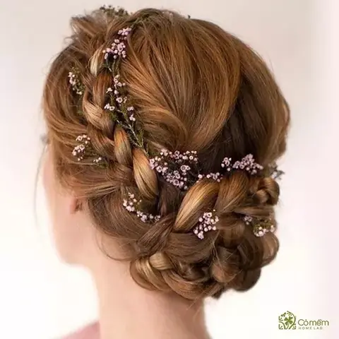 Kiểu Tóc Đi Tiệc Tết Vấn Vòng Cung