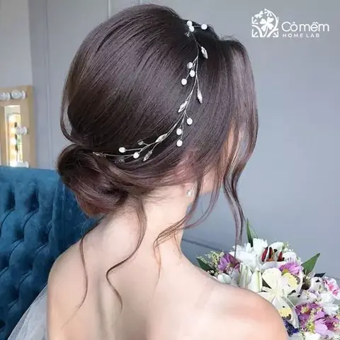 Kiểu Tóc Đi Tiệc Buộc Thấp Hàn Quốc